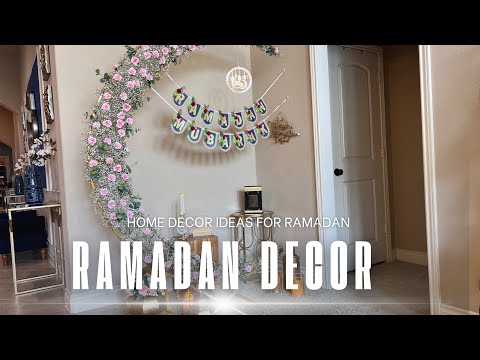 Ramadan decor ideas with metal moon!