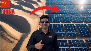 China Desert solar project Kubuqi desert Ordos China Niranjan