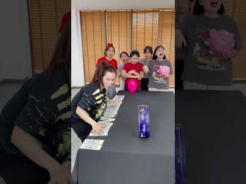 Count money with unique tools, surprise at the end of the video#funny #office #games