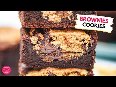 Folie en vue : le brownies cookies ! 😱🍫🍪 Recette facile