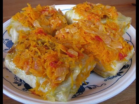 Голубцы по-татарски (с пшенкой)