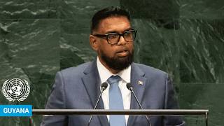 YouTube video thumbnail: Guyana - President Addresses United Nations General Debate, 81st Session