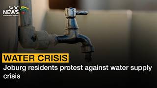 YouTube video thumbnail: Joburg Residents Protest Against Water Supply Crisis