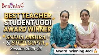 Best Teacher Student Duo Award Winner 2025–26 💫 |