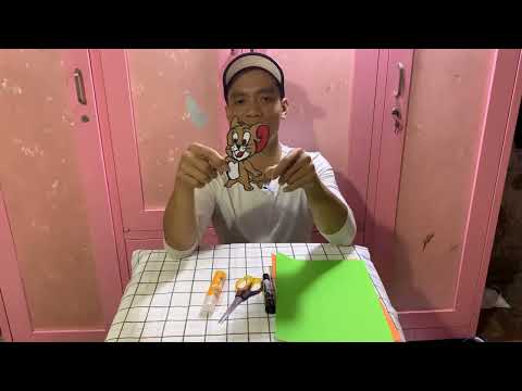 Hướng dẫn cắt dán chú chuột Jerry - Đức Paper Model