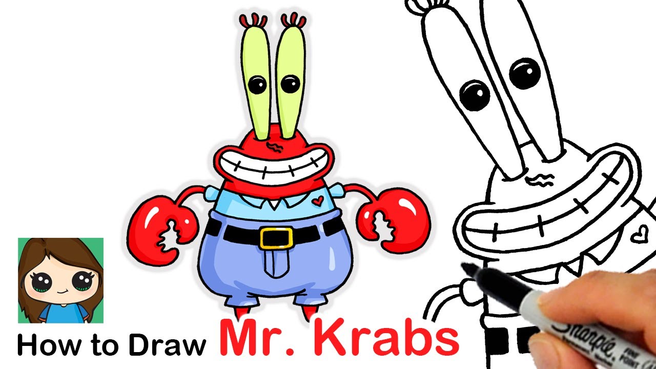 How to Draw Mr. Krabs SpongeBob SquarePants