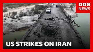 YouTube video thumbnail: US Strikes hit Iran for Seventh Consecutive Night