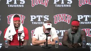 UNLV Beats Idaho State 38-31 | Full Postgame Press Conference 🎤🔴⚫️ - 8/23/25