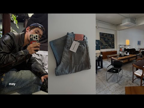 vlog. 5월 일상. 집밥 대소동, 선물 언박싱, 한남동 오르오르, 라보엘 빈티지 가구 | Ordinary series