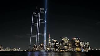 YouTube video thumbnail: Drones Recreate Twin Towers to Honor 9/11 Victims