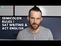 Mastering Semicolon Usage for SAT and ACT Success