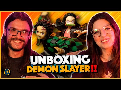 COLEÇÃO DE DEMON SLAYER! Tanjiro e Nezuko da Figuartszero!