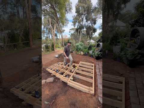 DIY Floating Deck Stairs