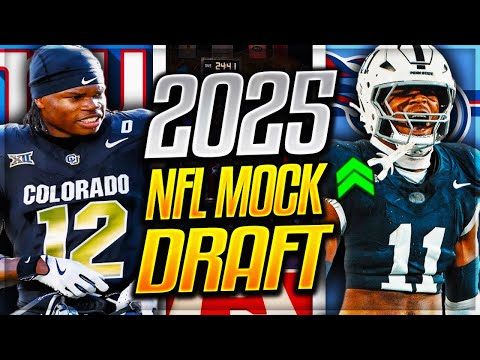 2025 NFL Mock Draft 5.0 | New 1st Overall Pick!