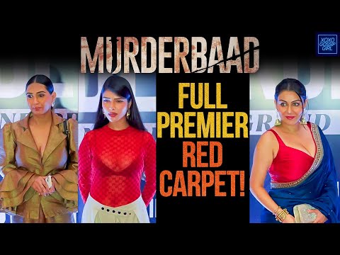 Murderbaad Premiere Night | Glam, Grit & Celebs on the Red Carpet! 🔪✨