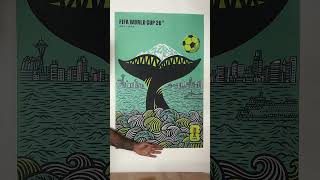 UNBOXING: Official FIFA World Cup 26™ Seattle Poster