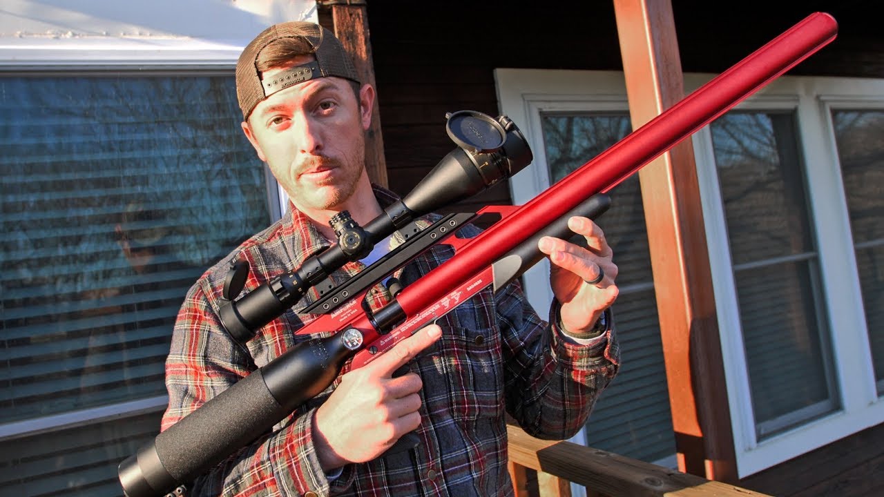 NEW SILENT Airforce Air Rifle Backyard Coyote Problem Solver!