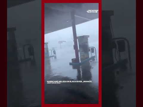 Hurricane Melissa in Black River, Jamaica