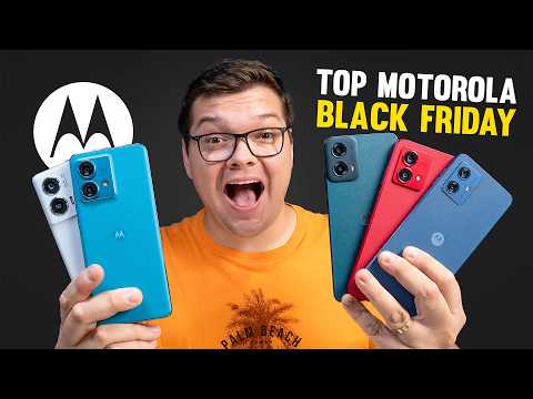 TOP melhores CELULARES da MOTOROLA BLACKFRIDAY 2024!