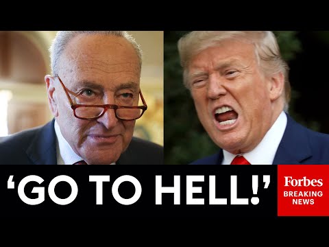 BREAKING NEWS: Schumer Holds Press Briefing After Trump Tells Him Publicly To 'GO TO HELL'