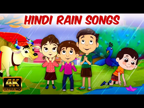 Superhit Hindi Rain Songs - Hindi Rhymes For Kids | Hindi Balgeet | Hindi Kids Songs | Hindi Poems