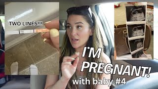 SURPRISE!!! I'M PREGNANT WITH BABY #4 🍼 + CONCRETE WAS POURED!! 🏡 
