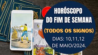 HORÓSCOPO DO FIM DE SEMANA| 3 REVELAÇÕES PARA OS DIAS: 10,11,12 DE MAIO DE 2024.