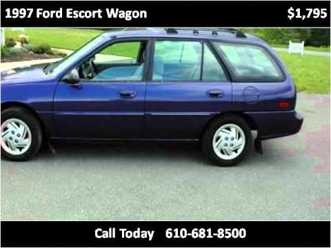 1997 Ford escort wagon repair manual #7