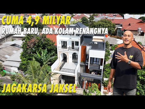 Cuma 4,8 Milyar | Rumah Baru, Ada Kolam Renangnya | Jagakarsa Jakarta Selatan