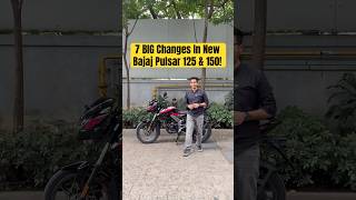 New Bajaj Pulsar 125 & 150 Updates! #bajaj #pulsar #shorts