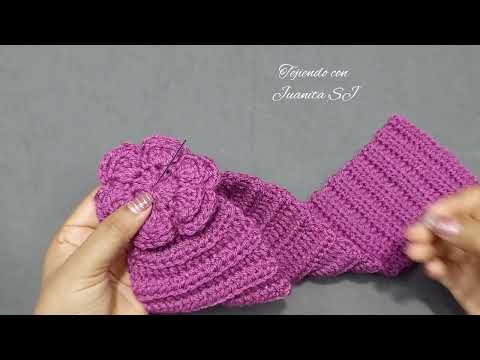 Cómo tejer un Turbante / Diadema tejida a crochet paso a paso