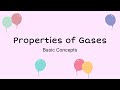 Properties and Behavior of Gases