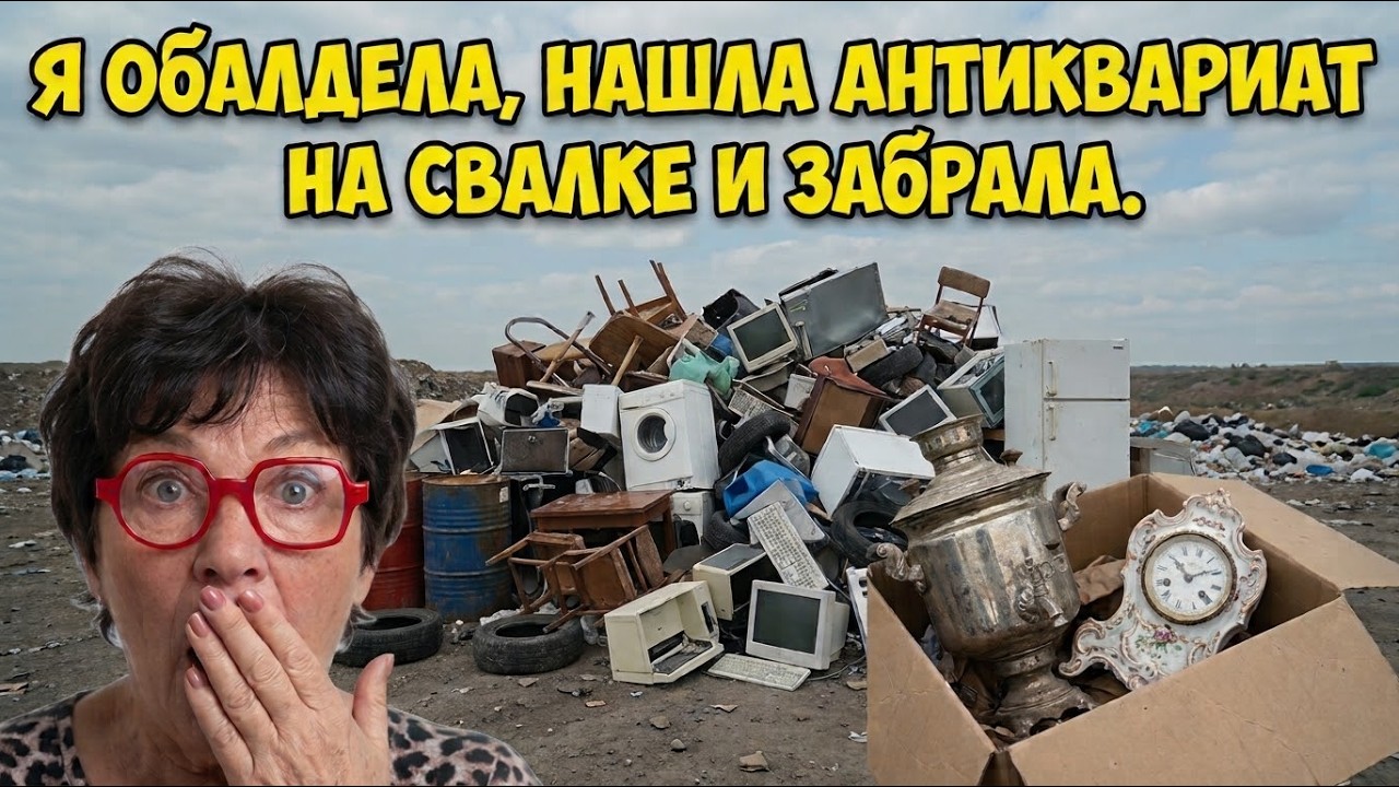 #52 Я ОбАлДеЛа! Нашла антиквариата на свалке и забрала! Не мусорка антикварный магазин Dumpster 28.10