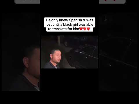He was LOST until a black girl was able to translate for him❤️ #viral #trending #shorts #short