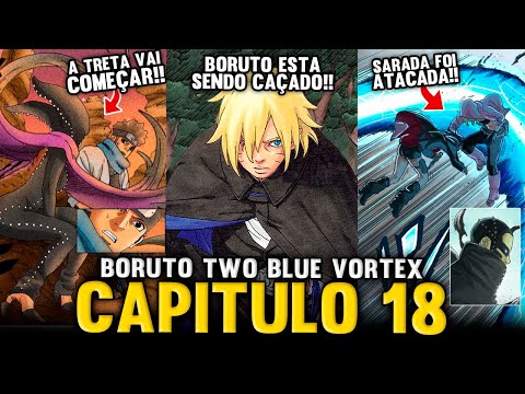 BOMBA! TIME 7 É ATACADO E BORUTO CAÇADO EM BORUTO TWO BLUE VORTEX - CAP 18