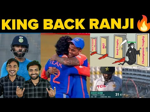 KOHLI Comeback Ranji Trophy 🔥🥳 BABAR घंटे का किंग 🤣😀 IND vs ENG 3rd T20 Playing Xi