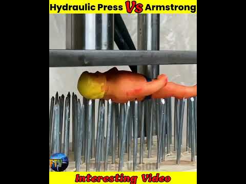 Hydraulic Press Vs Stretch Armstrong #shorts #whaif #uniqueexperiment #मजेदार #interestingvideo