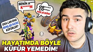 HAYATIMDA BÖYLE KÜFÜR YEMEDİM! RAKİP HİLE DEYİP KÜFÜR ETTİ! (ŞOK OLACAKSINIZ) PUBG MOBILE