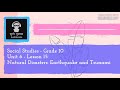 Natural Disasters and Earthquake Concepts