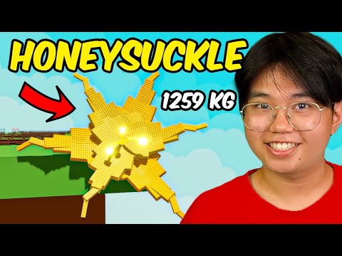 WORLD RECORD HONEYSUCKLE IN GROW A GARDEN - Roblox