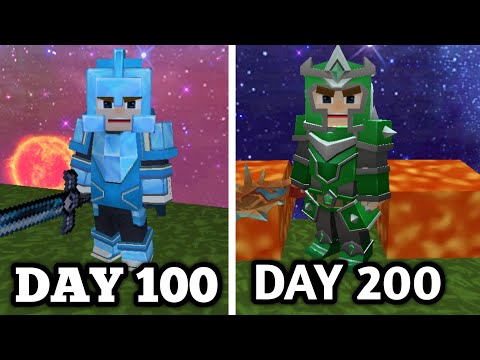 I Spent 200 DAYS in Blockman Go SkyBlock