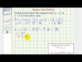 Understanding Tangent Lines and X-Intercepts