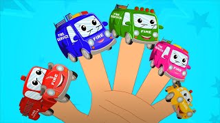 Fire Truck Finger Family | Wheels, Sirens & Fun for Kids