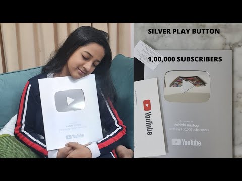 YOUTUBE SILVER PLAY BUTTON l UNBOXING l 118K SUBSCRIBERS l VAIDEHI RASTOGI