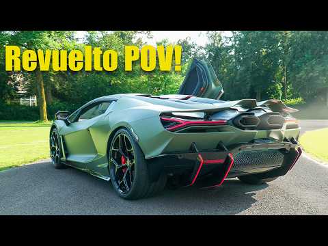 1015HP Lamborghini Revuelto POV Test Drive - CRAZY Accelerations with TUNNEL RUNS!