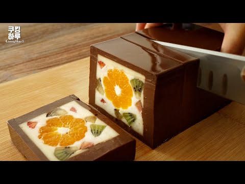 노오븐!노밀가루! 초콜릿과 우유가 있다면 정말 맛있는 이 디저트를 만드세요!