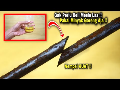 PASTI BANYAK YANG TIDAK TAU CARA MENEMPELKAN BESI TANPA MESIN LAS SEPERTI INI !!