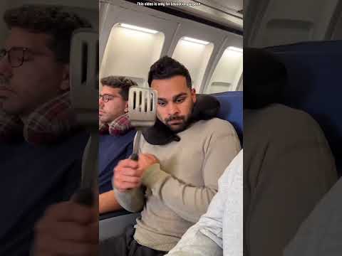 Boy booked a cheap ticket and boarded the rich airplane 😲
