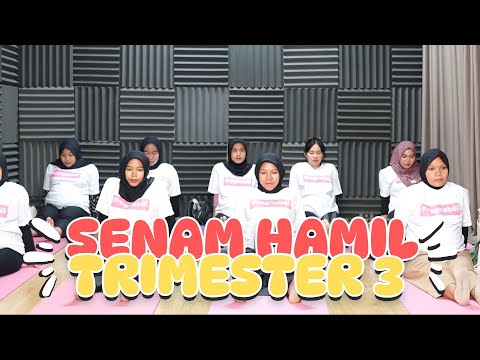 Senam Ibu Hamil Trimester 3 Persiapan Persalinan || Bidan Novia, Amd, Keb - Medikacare