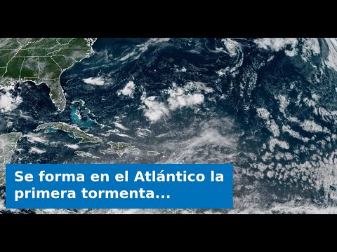 Se forma en el Atlántico la primera tormenta tropical de la temporada